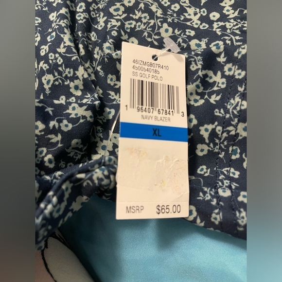 Izod Golf Polo Shirt XL Cool‎ FX Sun Control Fabric Fast Drying Cotton Bl… - Picture 10 of 10